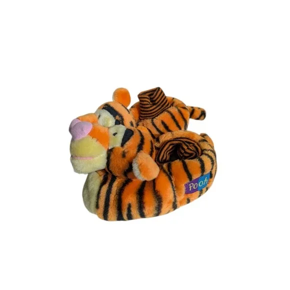 Disney Tigger Plush Slippers Size 8-10 Large‎ Kids