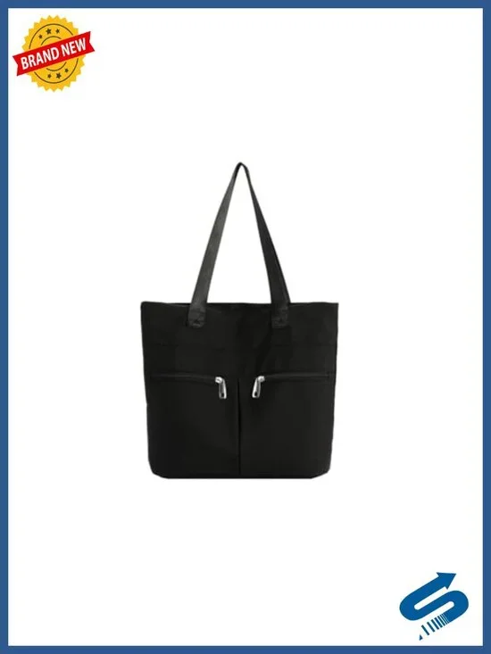 Large Waterproof Oxford Tote Bag Multi-Pocket Top Handle Shoulder Bag Women