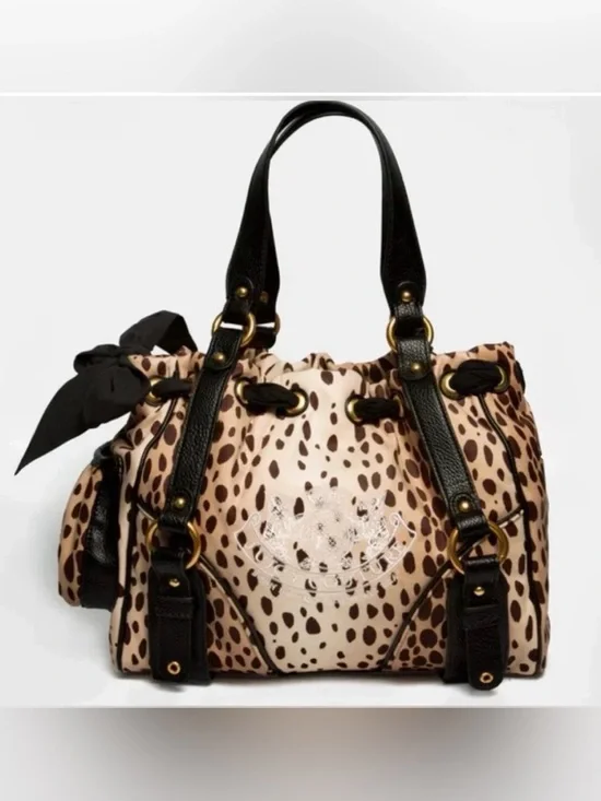 Juicy Couture Cheetah Print Once Upon A Time UK Daydreamer Tote Bag