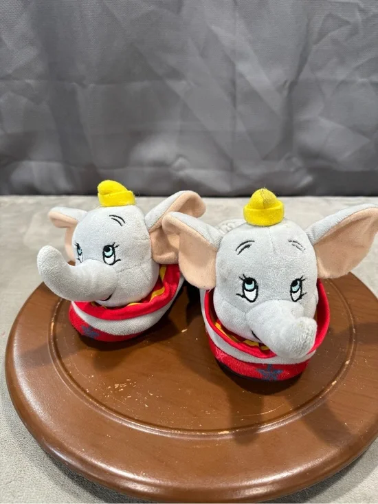 Disney Dumbo Plush Kids Slippers Size:9-10
