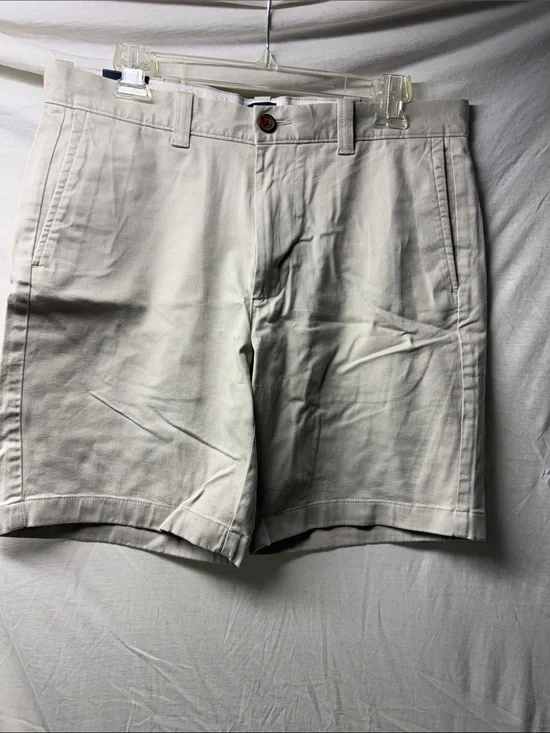 J Crew Men's Khaki Cotton Chino Shorts