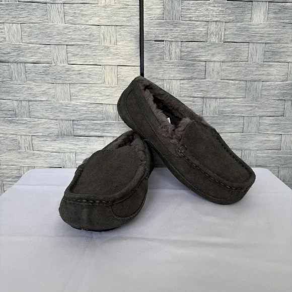 UGG Australia Kids 2 Moccasin‎ Slippers Dark Gray Twinsole