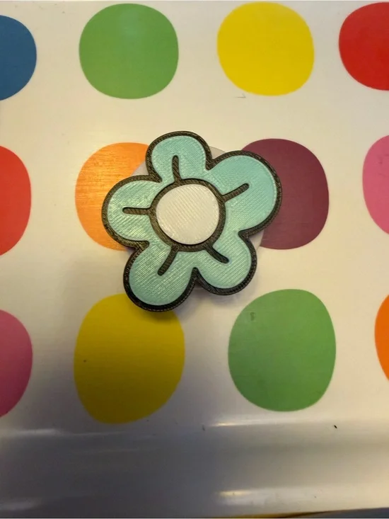 Cute floral flower expandable phone button!