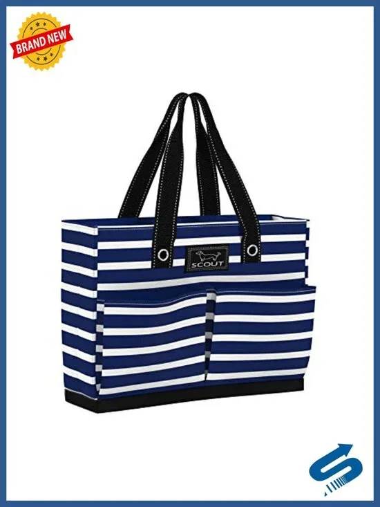 SCOUT Uptown Girl Multi-Pocket Tote, Breakaway Zipper, Water-Resistant