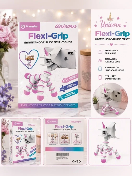 Premier Unicorn Flexi-Grip Smartphone Flex Grip Mount – New