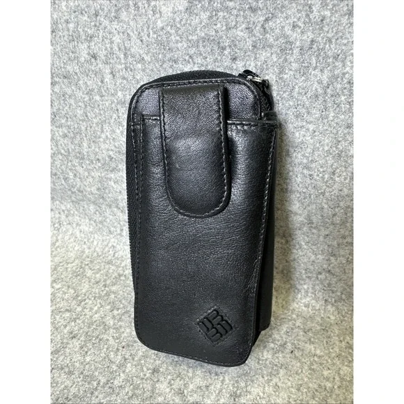 Columbia Carry Case Leather Holster Wallet Small Phone Holder Belt Clip‎