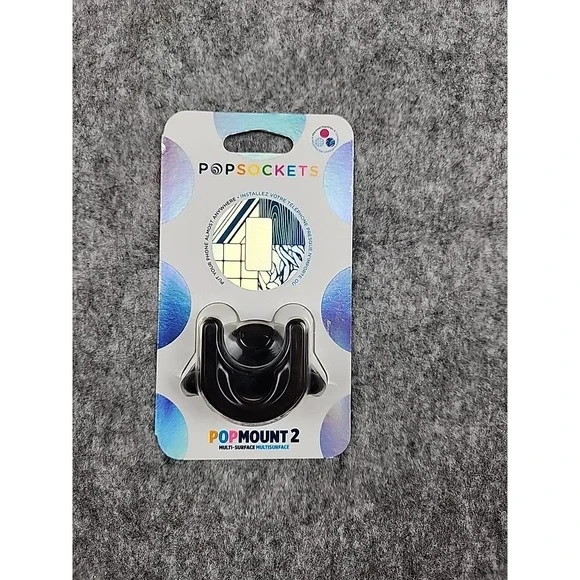 PopSockets Popmount 2 Multi Surface Phone Mount Clip Holder‎ PopSockets Black