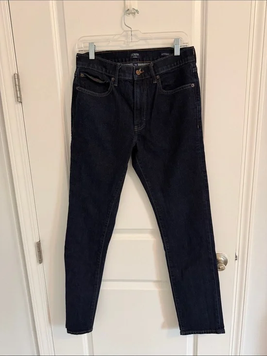 Jcrew Dark Blue Men’s Jeans - Classic Straight Fit 30 x 32