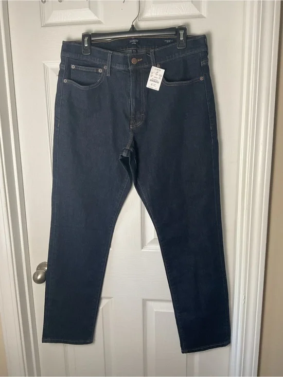 J.Crew Flex Athletic Slim Jeans Men’s 32x30 Dark Wash NWT