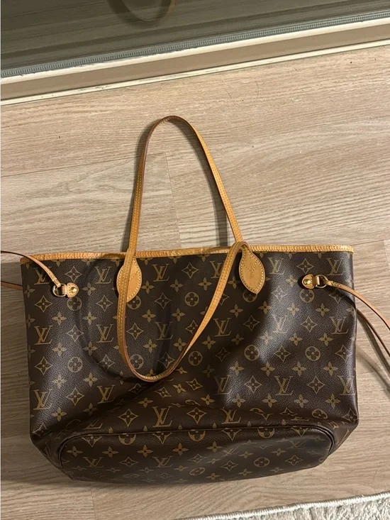 Louis Vuitton Brown Monogram Neverfull Tote