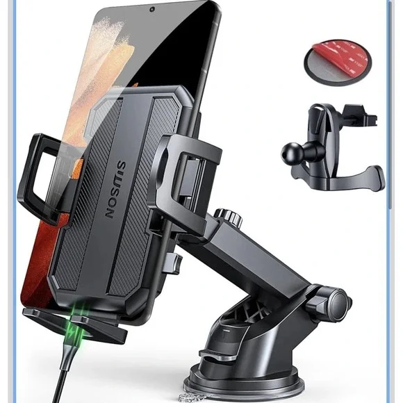 3 in 1 Phone Holders for Your Car, Car Phone Holder Mount [Strongest Suction] 36
