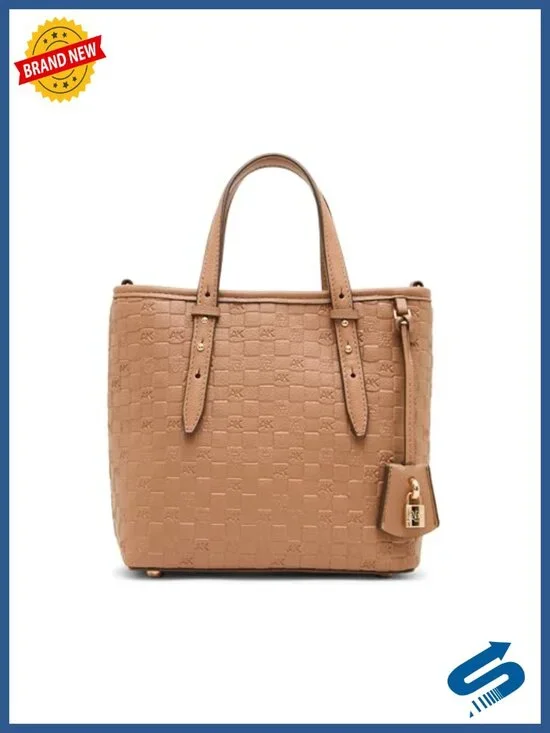 Embossed Mini Tote with Convertible Strap