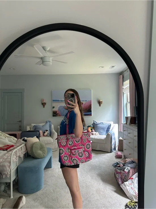 Vera Bradley Pink Floral Pattern Tote
