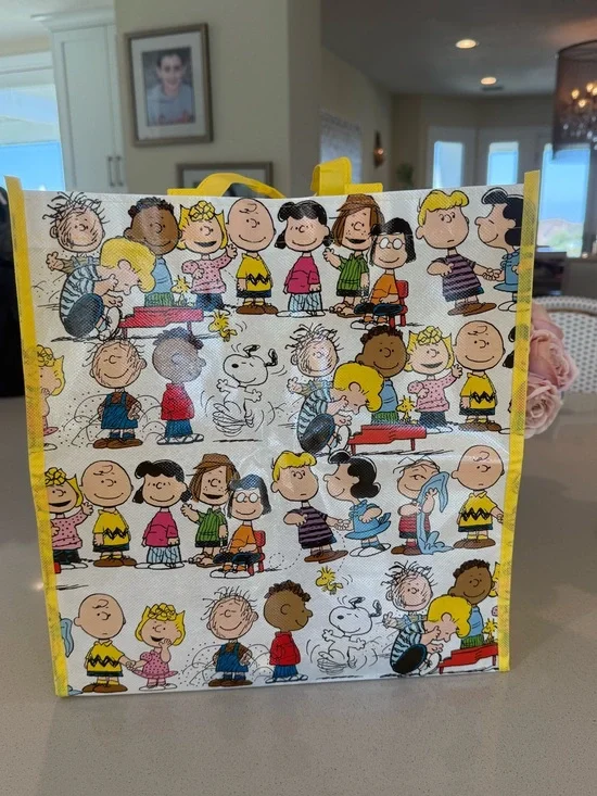 Peanuts shopper tote NWT snoopy, Charlie Brown, Lucy Peanuts gang