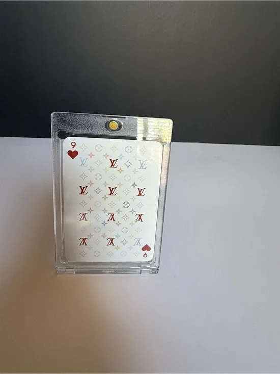 Louis Vuitton Takashi X Murakami Monogram Multicolor Playing Card 9 Hearts w/ CO