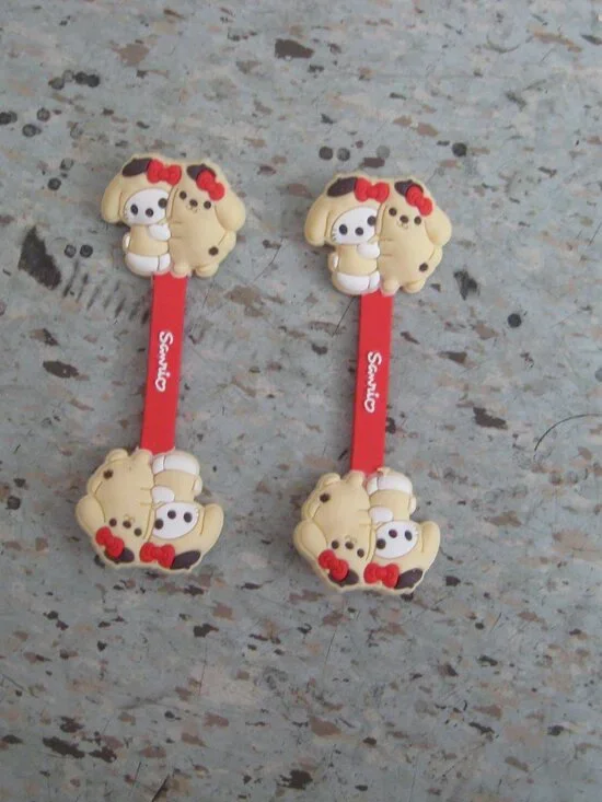 Sanrio Cord Holder - Hello Kitty and Purin