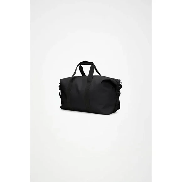 Rains Hilo Weekend Bag Black Waterproof PU Travel Duffle Unisex  Tech Fabric NEW