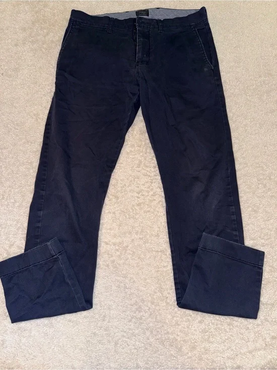 J.Crew Navy and Light Blue Casual Chinos Size 28x30