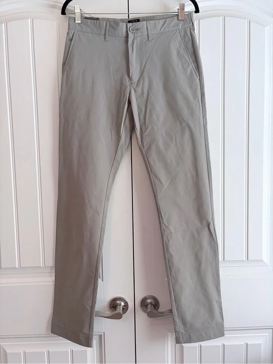 J.Crew Flex Chino Pants Men's Size 28 x 32 Gray Slim‎ Fit Style AA712 Casual NWT