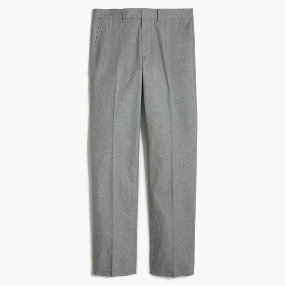 J.CREW 34x34 34 Thompson Bedford Pant‎ Tapered Straight Narrow Gray Cotton Mens
