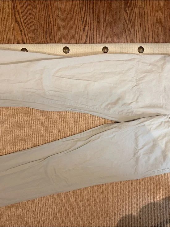 J. Crew Men's Khaki Chinos in Light Beige