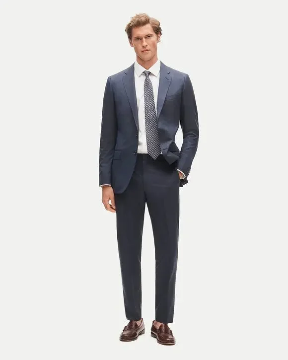 J. Crew Ludlow Slim-Fit Suit Jacket 100% Italian Wool Deep Pacific Size 38R NWT