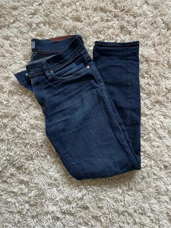 J. Crew Men's 484 Slim Jeans in Dark Blue Wash