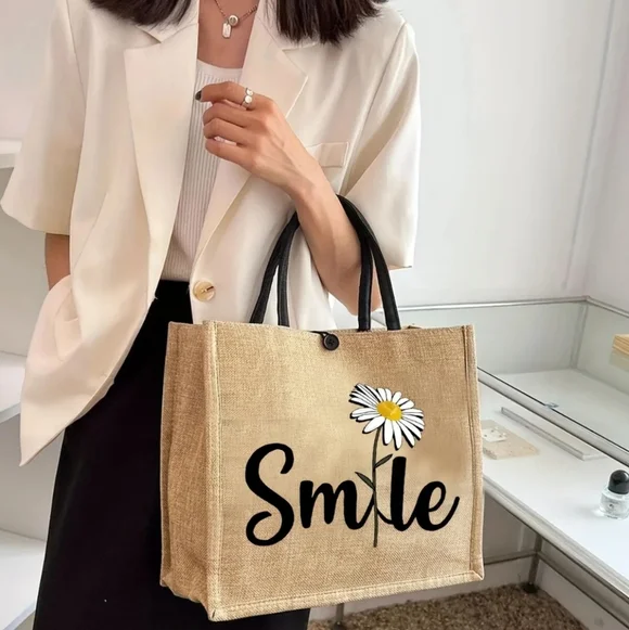 Print Tote Bag Beach Bag