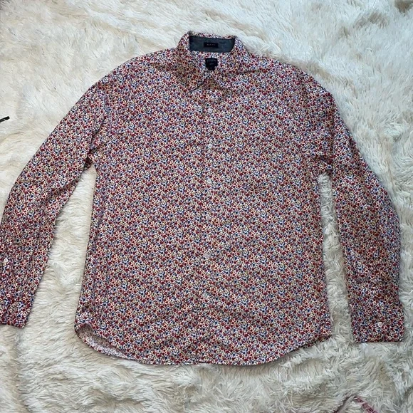 J. Crew Floral Print Button‎ Down Shirt