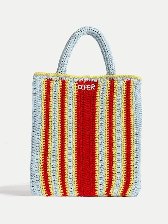 Cefér homero red/yellow/blue tote bag (NEW WITH TAGS)