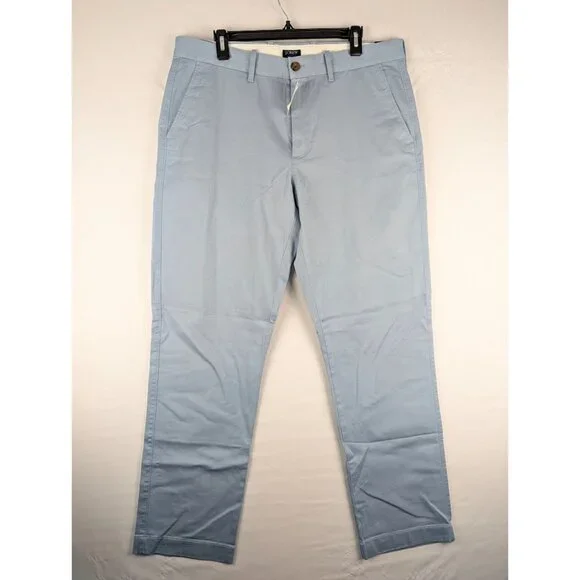 J.Crew Pants Mens 35x32 Light Blue‎ Straight Fit Chino