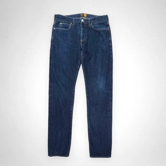 J. CREW 484 32 x‎ 34 Kaihara Denim Slim Fit Jeans Dark Wash Casual Streetwear