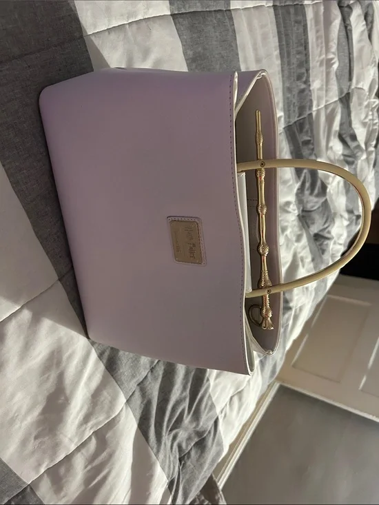 Harry Potter White Tote Bag with Gold Accents - Women's Handbag