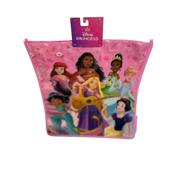 New Disney Disney Princess Pink  Reusable Shopping Bag