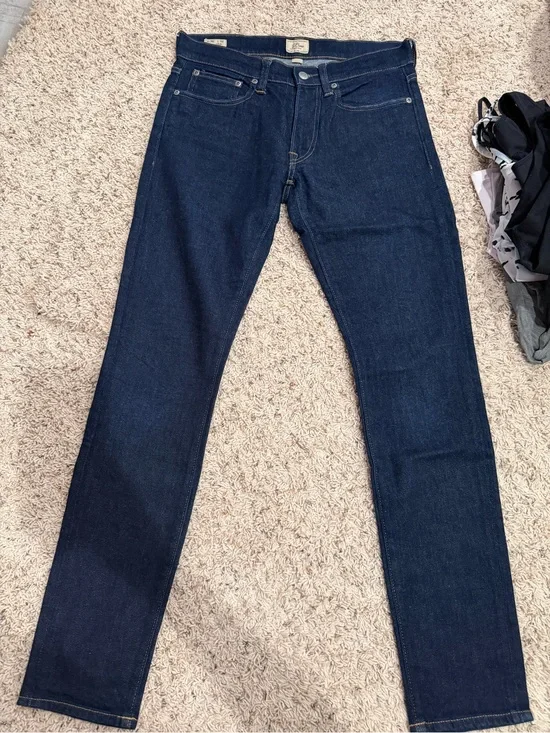 J. Crew Slim Straight Dark Indigo Jeans
