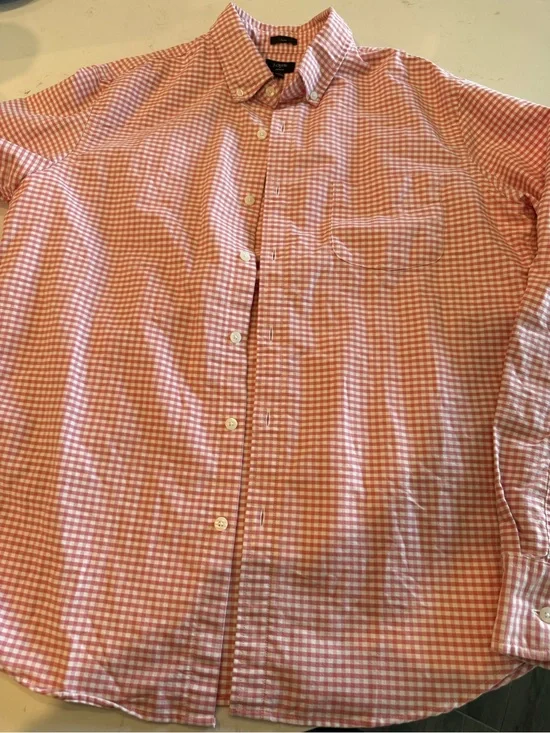 J. Crew Men’s Oxford Checkered Dress Shirt NWT