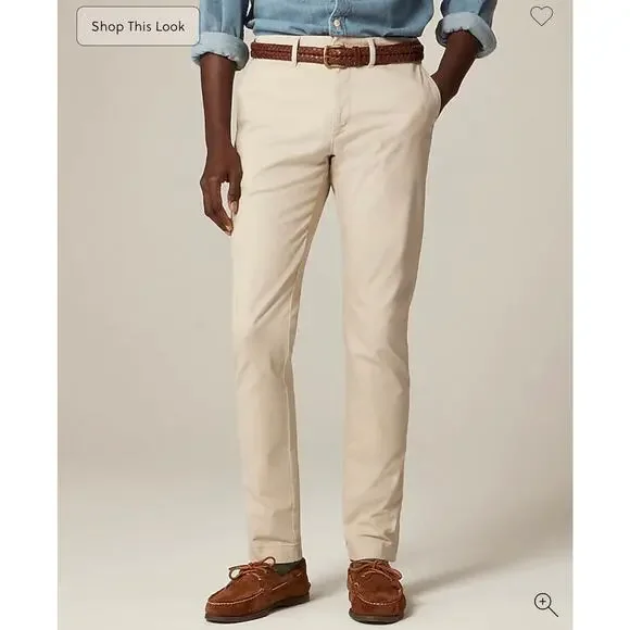 J. Crew 484 Slim-fit stretch chino pant in Weathered Chino size 31/38