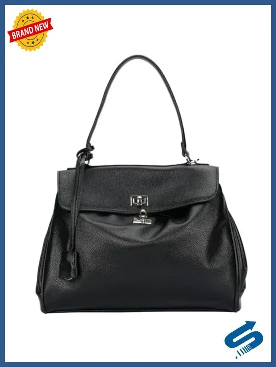 ALEX&MIA 4-Way Convertible Faux Leather Tote Shoulder Crossbody Bag Work Daily