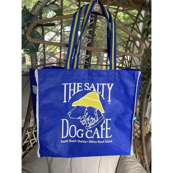 The Salty Dog Cafe South Beach Marina Hilton Head Island Souvenir Tote Bag