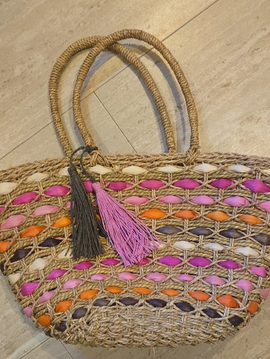 Cynthia Rowley Multi-Color Woven Tote Bag