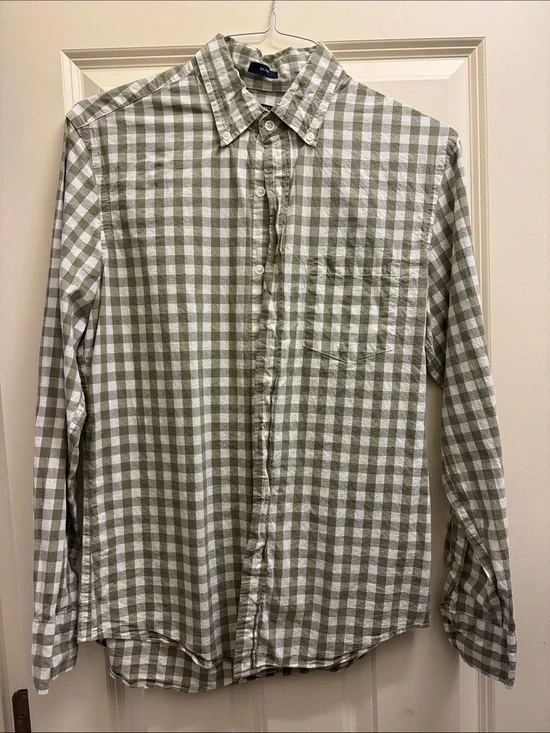 J. crew slim fit plaid shirt M