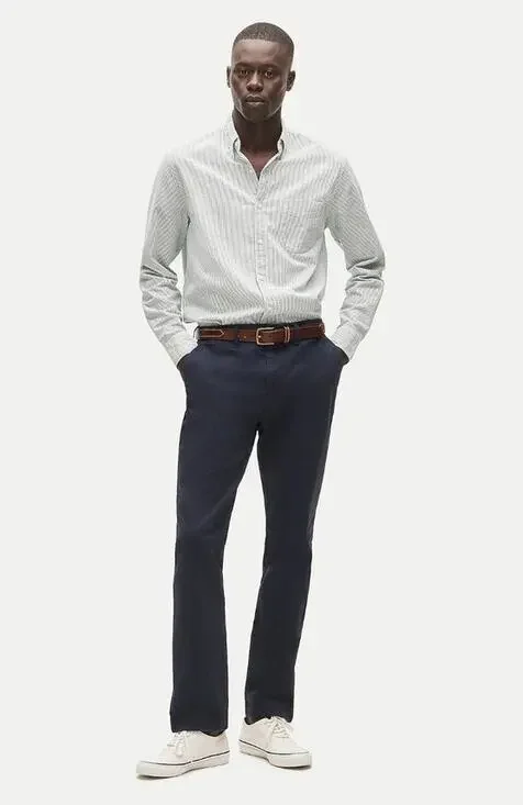 NWT J. Crew Men's 770™ Straight-Fit Stretch Chino Pant Navy 33/30