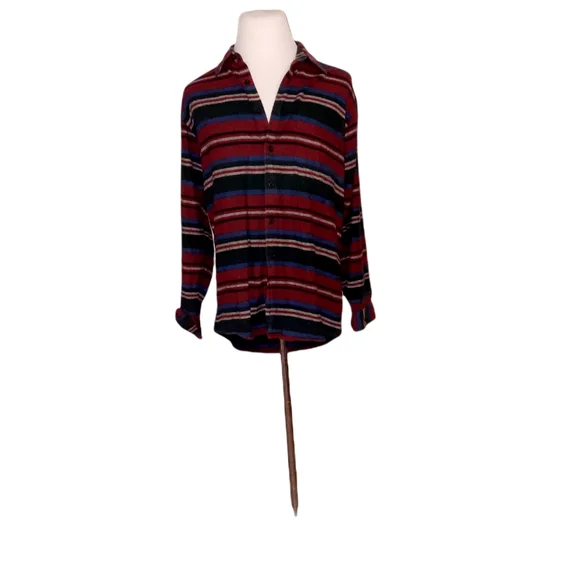 J.Crew Men’s Medium Tall 100% Cotton Long Sleeve Button Front Shirt Multicolor