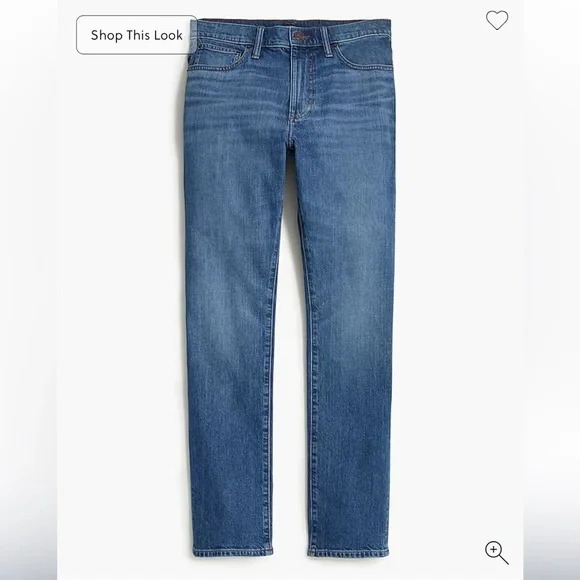 NWOT J crew blue spruce Straight-fit jean