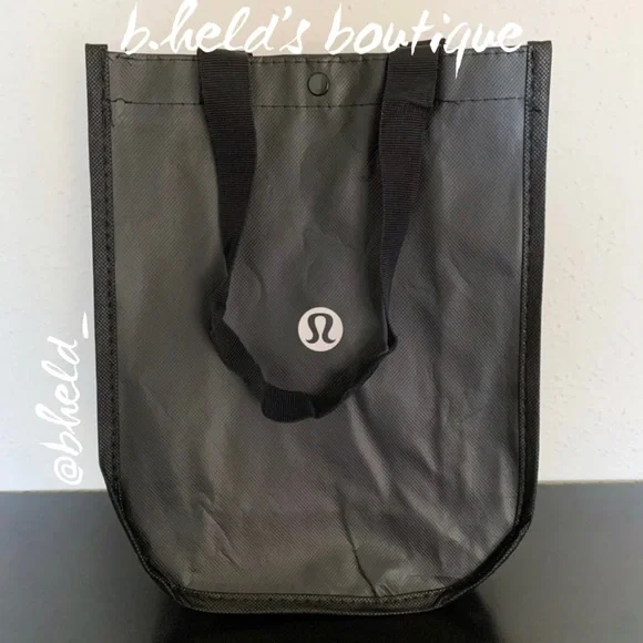 lululemon Black & White Small Tote Bag New NWOT