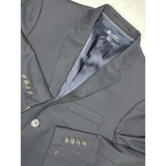 J. Crew Loro Piana Ludlow Blazer ‎ Men's 36R Navy Blue Wool Super 120 Wool READ!