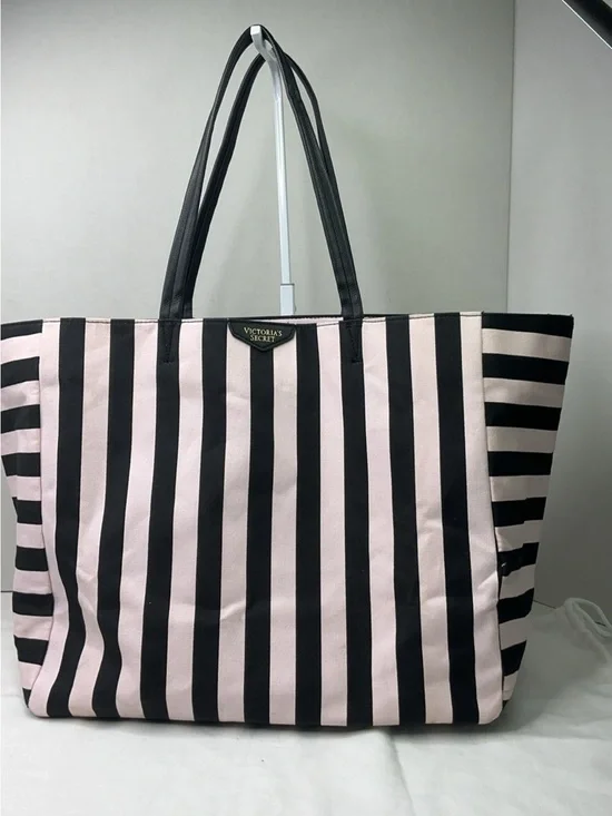 Victoria's Secret striped tote bag