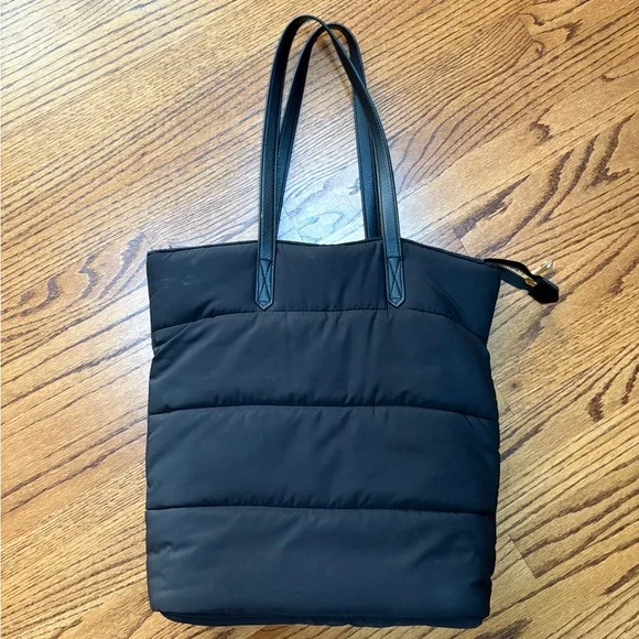 Old Navy Black Puffer Tote Bag