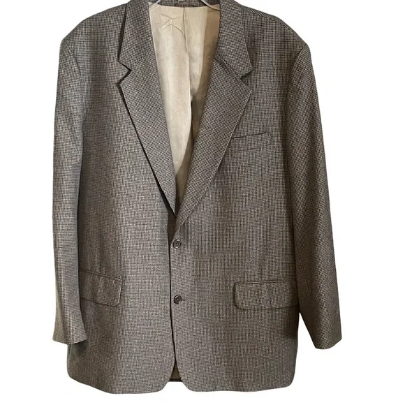 Vintage J Crew Oarsman Blazer Jacket USA Made Wool Mens 44R