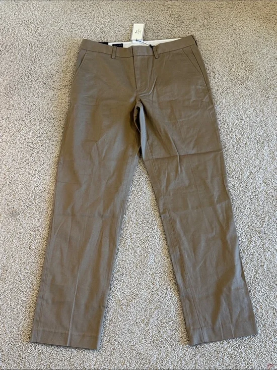 NWT J. Crew Tapered Flex Chino Pants SZ 32